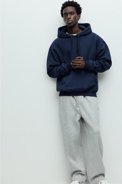 Pull & Bear Basic kapüşonlu sweatshirt