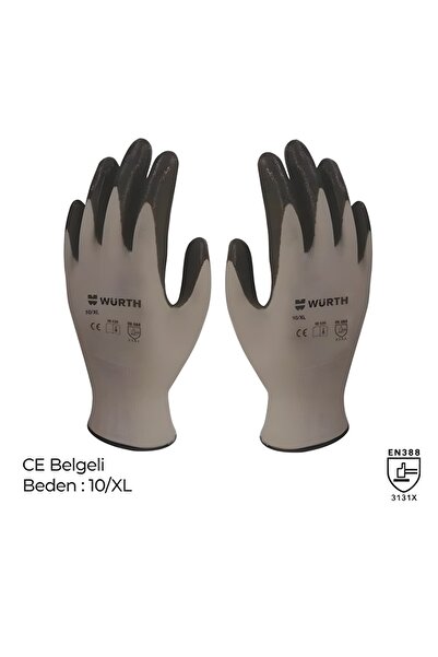 Würth WURTH MEKANİKÇİ ELDİVENİ NİTRİL SİYAH 10/XL