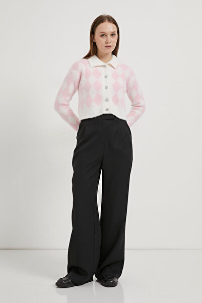 Arma Life بنطلون نسائي من ARMALIFE 3108 بخصر مطاطي وإغلاق بسحاب