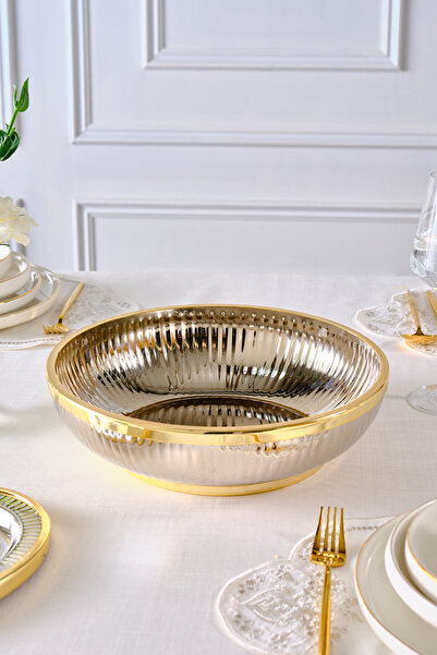 Karaca Ring Dekoratif Meyvelik Gold 8x28 cm