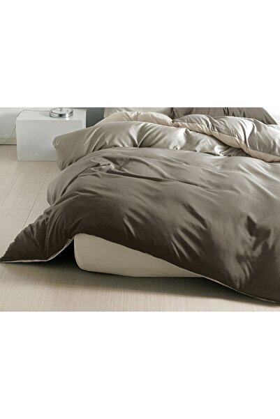 CHIRASO 4 Piece Bedding Set, Satin Cotton Sheet 240x250cm, Duvet Cover 200x230cm, 2 Pillowcases