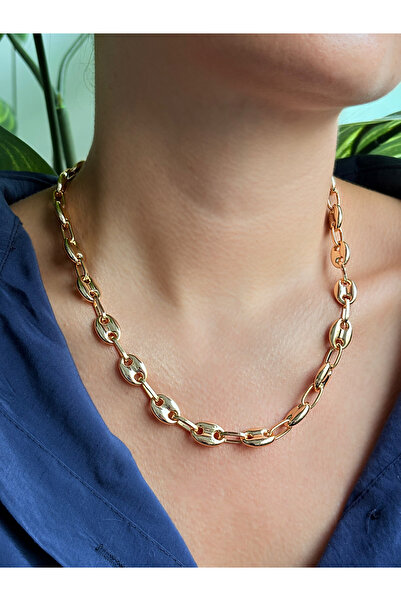 GİS JEWELRY قلادة سلسلة زر VIP