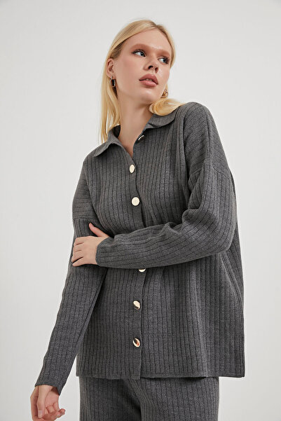 Arma Life Women's Oversize Blouse Wide Leg Pants Two-Piece Set