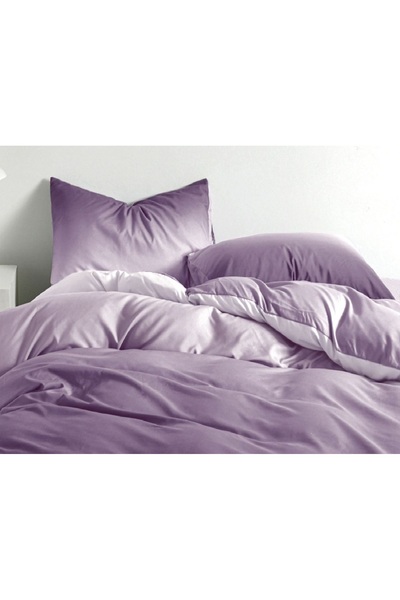 CHIRASO 4 Piece Bedding Set, Satin Cotton Sheet 240x250cm, Duvet Cover 200x230cm, 2 Pillowcases