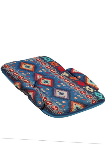 Cady One Ground Chair with Armrests for Camping and Trips Padded Foam with Adjustable Back