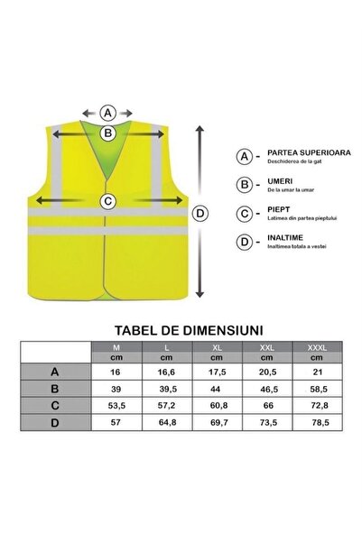 CrisPrint Personalized double-sided reflective vest with message, TIR, Romanian flag and the name Ionuț