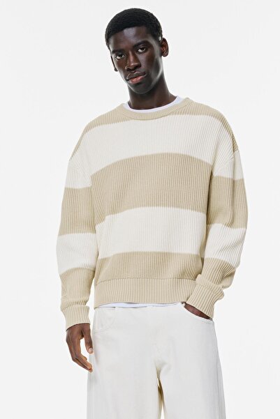 Pull & Bear Asit yıkamalı örgü kazak