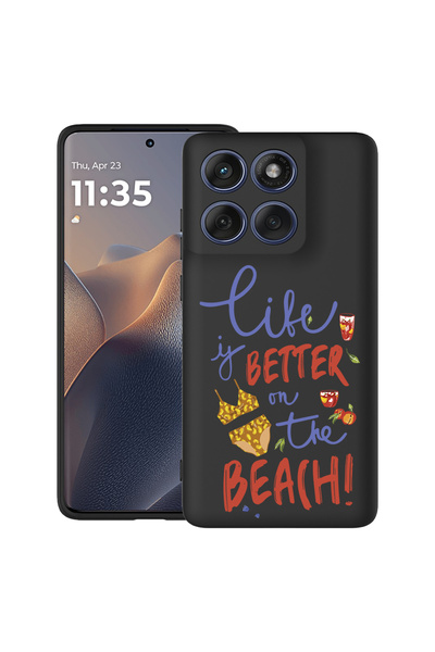 bestcase Carcasă antișoc pentru Motorola Edge 60 Pro cu design Beach, 2043681 B 1874