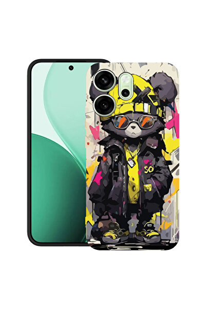 bestcase Carcasă antișoc pentru OPPO Reno14 F 5G cu design ursuleț de pluș în...
