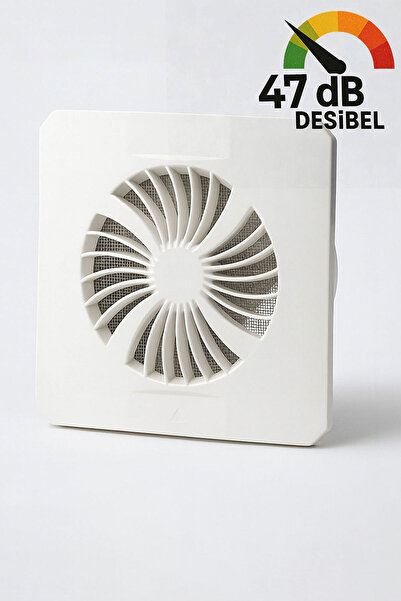 NZB Banyo WC Aspiratör Süper Sessiz 150 mm Tuvalet Havalandırma Fanı Duvar Ti...