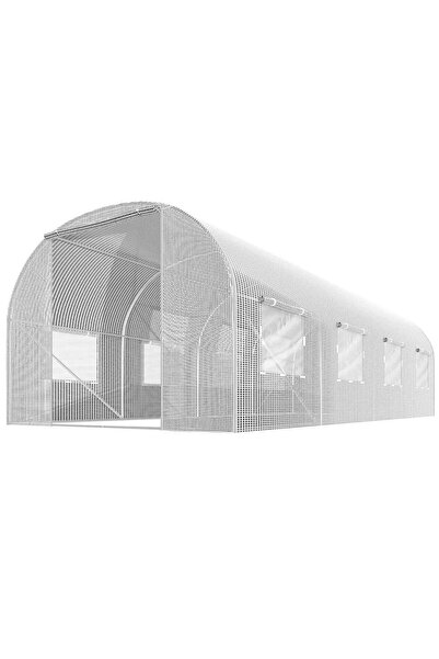 DacEnergy Solar gradina , profile din otel, folie PE 140g/m2, o usa, 8 ferest...