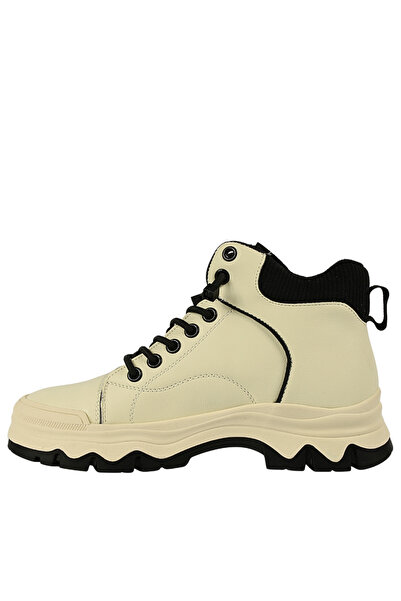 PASS Collection Women's sports boots, PASS COLLECTION, XA70001B cream, leather 38