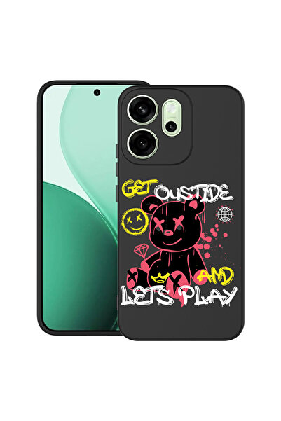 bestcase Carcasă antișoc pentru OPPO Reno14 F 5G cu design ursuleț de pluș Le...