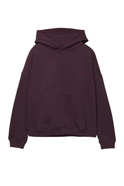 Pull & Bear STWD işlemeli kapüşonlu sweatshirt