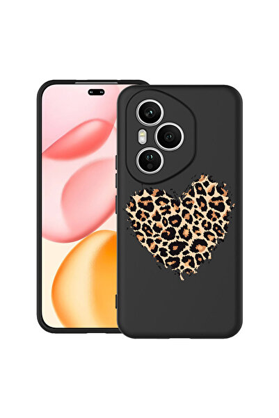 bestcase Carcasă antișoc pentru OPPO Reno13 5G cu design leopard și inimă, 20...