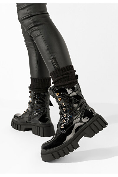 B T Shoes Αρβυλάκια γυναικεία Arryna V3 μαύρα