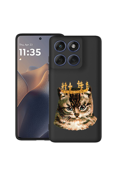 bestcase Carcasă antișoc pentru Motorola Edge 60 Pro cu design King Cat, 2043681 B 1795