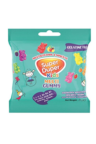 Super Duper حلوى جيلاتينية متعددة للأطفال 1 × 40 قطعة