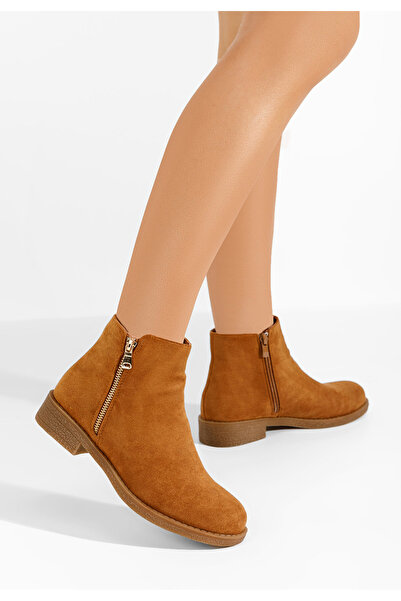 B T Shoes Ghete dama Marabella camel