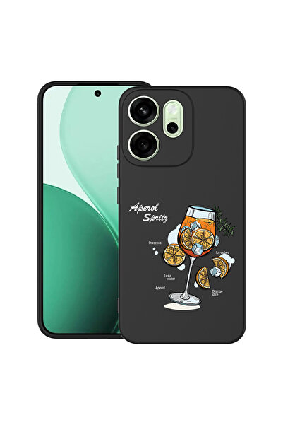 bestcase Carcasă antișoc pentru OPPO Reno14 F 5G cu design Aperol Spritz, 204...