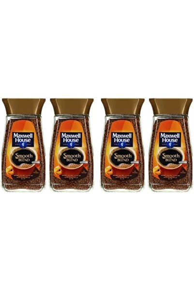 Maxwell House قهوة سريعة التحضير بمزيج ناعم، 95 جرام لكل عبوة، عبوة من 4 قطع