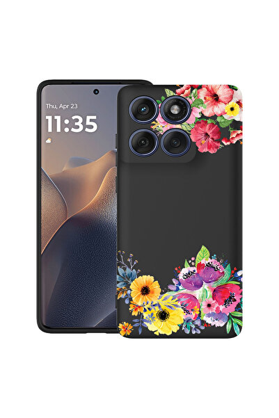 bestcase Carcasă antișoc pentru Motorola Edge 60 Pro cu design floral, 2043681 B 56
