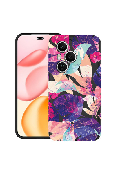bestcase Carcasă antișoc pentru Honor 400 Pro cu design Flori tropicale, 2043...
