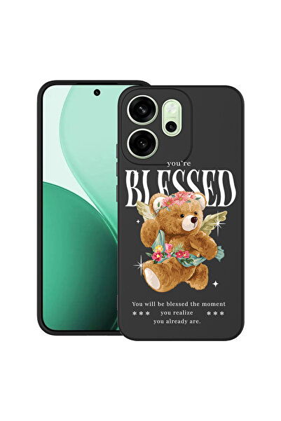 bestcase Carcasă antișoc pentru OPPO Reno14 F 5G cu design ursuleț de pluș bi...