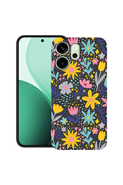 bestcase Carcasă antișoc pentru OPPO Reno13 FS / Reno13 F cu design cu flori mici, 2022872 B 758