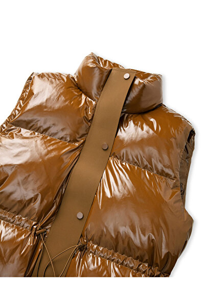 İpekyol Puffer Vest with Bright Texture