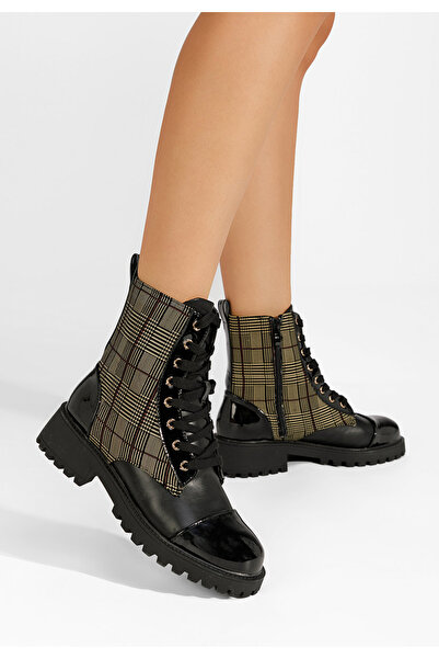 B T Shoes Černé dámské kotníková obuv Vinita