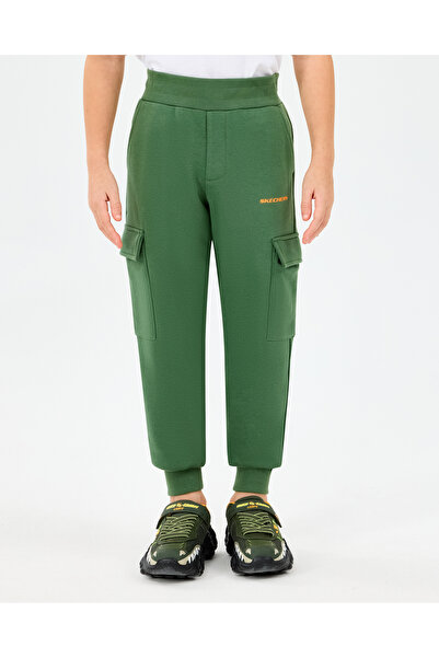 SKECHERS B Sweatpant Büyük Erkek Çocuk Haki Eşofman Altı SK2520022-1629