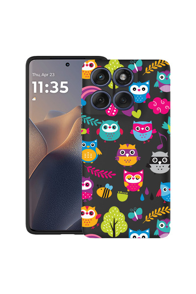 bestcase Carcasă antișoc pentru Motorola Edge 60 Pro cu design Bufniță, 2043681 B 43