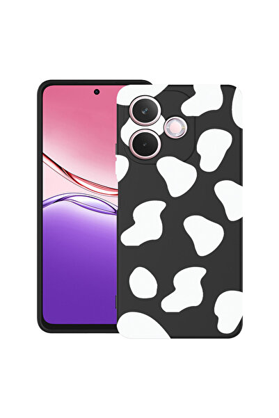 bestcase Удароустойчив калъф за OPPO A5 Pro 5G с дизайн Черна крава, 2043676 ...