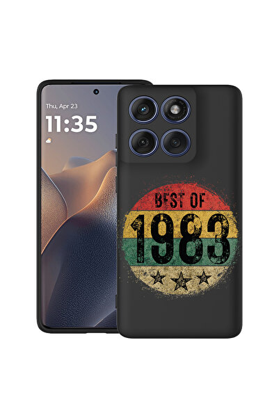 bestcase Carcasă antișoc pentru Motorola Edge 60 Pro cu design Best Of 1983, 2043681 B 1916