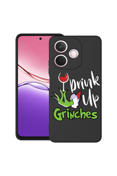 bestcase Удароустойчив калъф за OPPO A5 Pro 5G с дизайнерски гринчове - Drink...