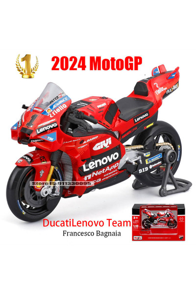Choice27 مايستو 2024 دوكاتي رقم 1 مايستو 1:18 جديد 2024 دوكاتي تيم موتو جي بي...