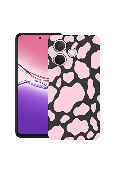 bestcase Удароустойчив калъф за OPPO A5 Pro 5G с дизайн „Розова крава“, 20436...