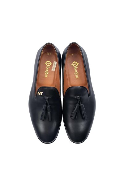 twingold Antique Leather Tasseled Leather Men's Shoes - Twgp006