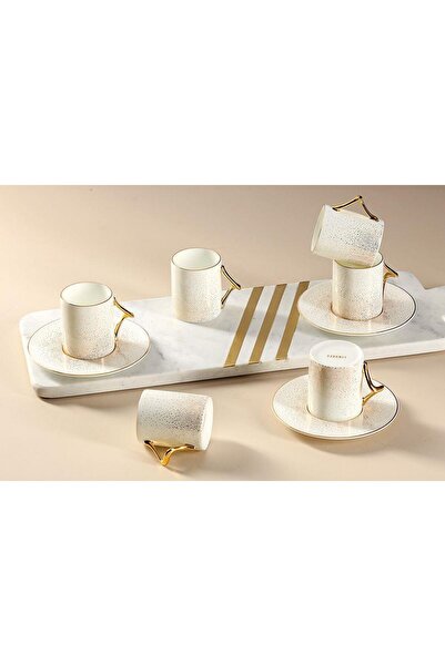 Porland Limoges Glittering Coffee Set 12 Pieces