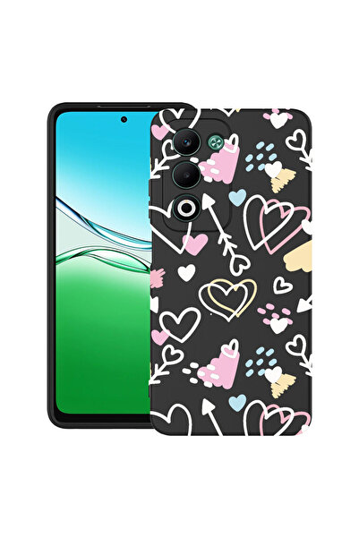 bestcase Carcasă ultra subțire TPU pentru Xiaomi Redmi 15 5G (169 mm), simboluri de dragoste, 2082900 B 764