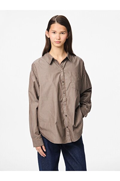 PIECES Hemd PCEMMY LOOSE FIT