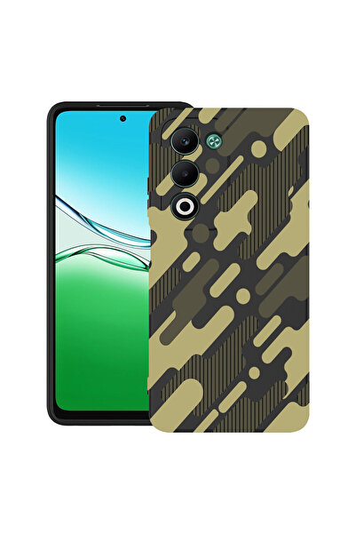 bestcase Carcasă antișoc pentru OPPO A5 cu design camuflaj verde, 2043677 B 811