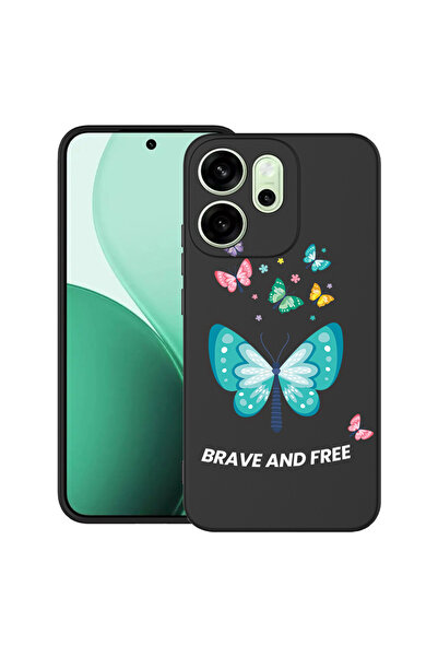 bestcase Carcasă antișoc pentru OPPO Reno14 F 5G cu design fluturi, 2043675 B...