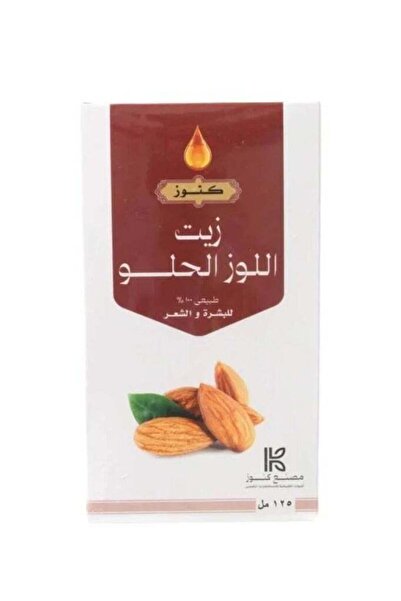 Kono زيت اللوز الحلو الطبيعي 100% للشعر والبشرة من كنوس 125 مل