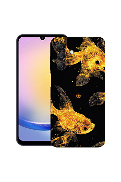 bestcase Carcasă antișoc pentru Samsung Galaxy A17 5G cu design Peștișori aur...