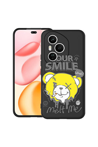 bestcase Carcasă antișoc pentru Honor 400 Pro cu design Ursuleț de pluș Zâmbe...