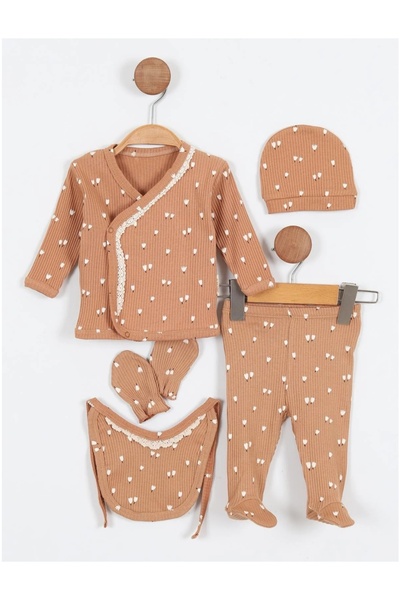 Kıvırcıkyoga مجموعة لاليلي كيز بيبي مكونة من 5 قطع