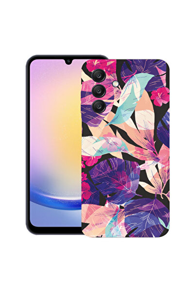 bestcase Carcasă ultra subțire TPU pentru Samsung Galaxy M56, flori tropicale...