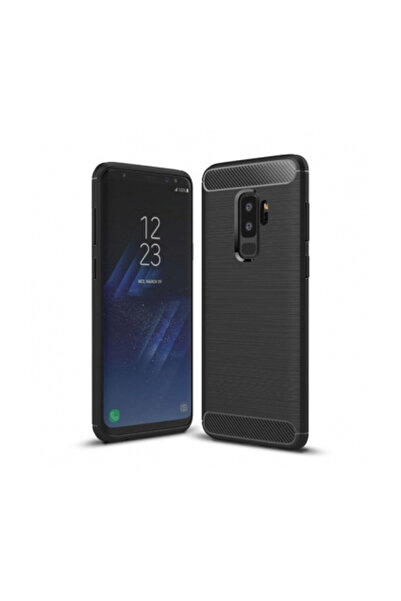 OEM Husa compatibila cu Samsung Galaxy S9 Plus, Carbon (Negru), Forcell